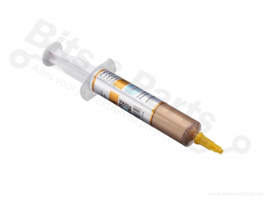 Koelpasta / thermal paste spuit silicone goud 10ml/30gr
